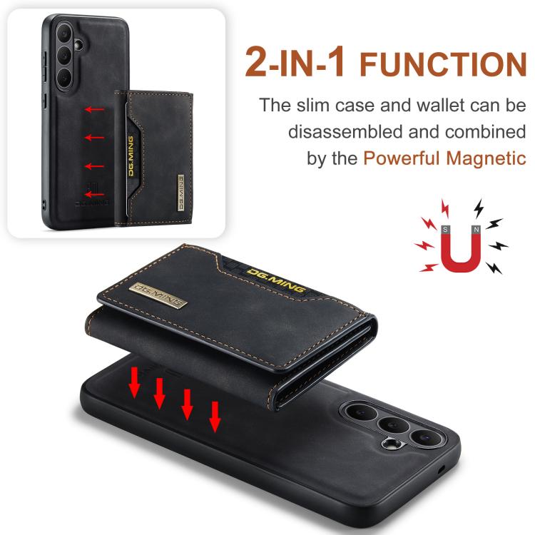 DG.MING M2 Series 3-Fold Multi Card Bag + Magnetic Phone Case