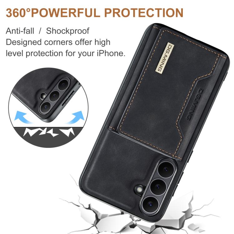 DG.MING M2 Series 3-Fold Multi Card Bag + Magnetic Phone Case