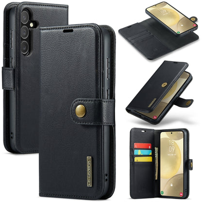 DG.MING Crazy Horse Texture Detachable Magnetic Leather Case