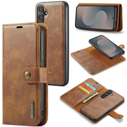 DG.MING Crazy Horse Texture Detachable Magnetic Leather Case