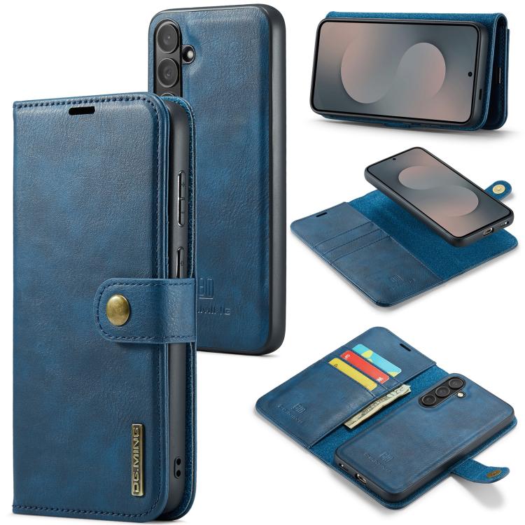 DG.MING Crazy Horse Texture Detachable Magnetic Leather Case