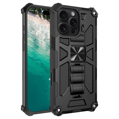 Armor Shockproof TPU + PC Magnetic Phone Case with Holder