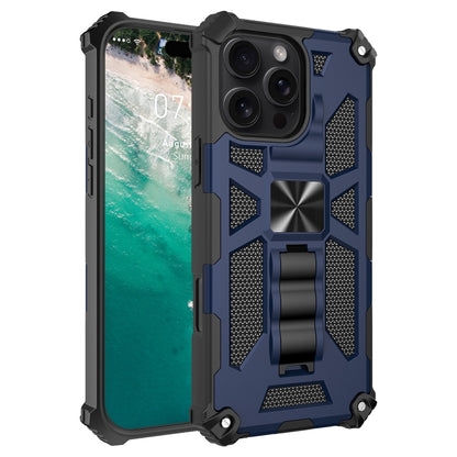 Armor Shockproof TPU + PC Magnetic Phone Case with Holder