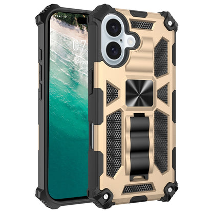 Armor Shockproof TPU + PC Magnetic Phone Case with Holder