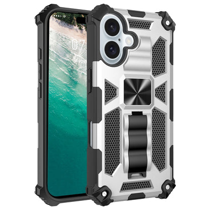 Armor Shockproof TPU + PC Magnetic Phone Case with Holder
