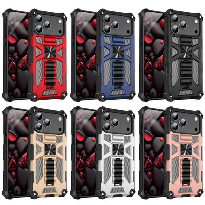 Armor Shockproof TPU + PC Magnetic Phone Case with Holder