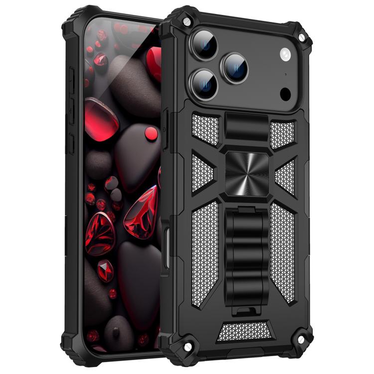 Armor Shockproof TPU + PC Magnetic Phone Case with Holder