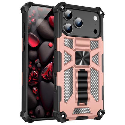 Armor Shockproof TPU + PC Magnetic Phone Case with Holder
