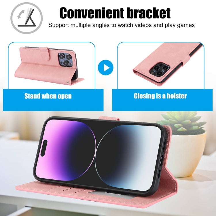 Fantasy Skin-feel Calfskin Texture Leather Phone Case