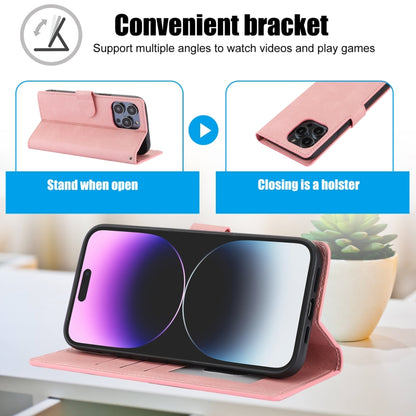 Fantasy Skin-feel Calfskin Texture Leather Phone Case