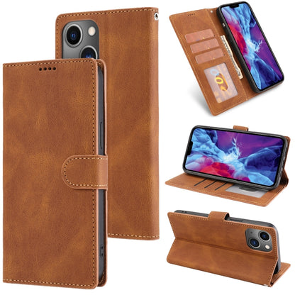 Fantasy Skin-feel Calfskin Texture Leather Phone Case
