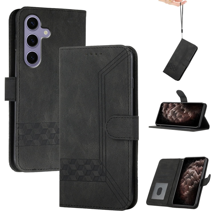 Cubic Skin Feel Flip Leather Phone Case