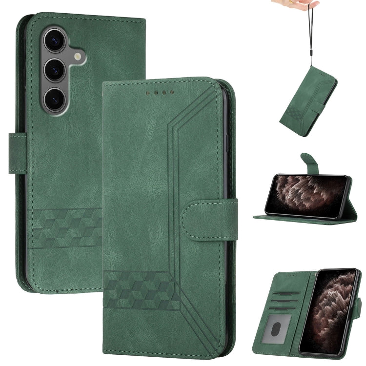 Cubic Skin Feel Flip Leather Phone Case