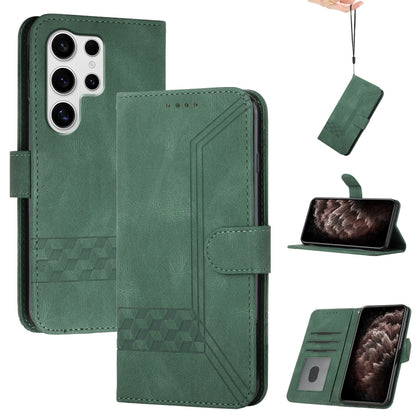 Cubic Skin Feel Flip Leather Phone Case