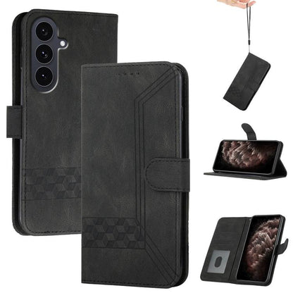 Cubic Skin Feel Flip Leather Phone Case