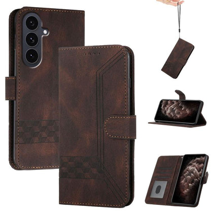 Cubic Skin Feel Flip Leather Phone Case