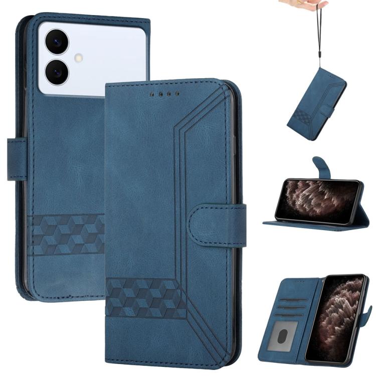 Cubic Skin Feel Flip Leather Phone Case
