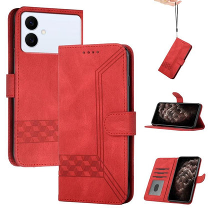 Cubic Skin Feel Flip Leather Phone Case
