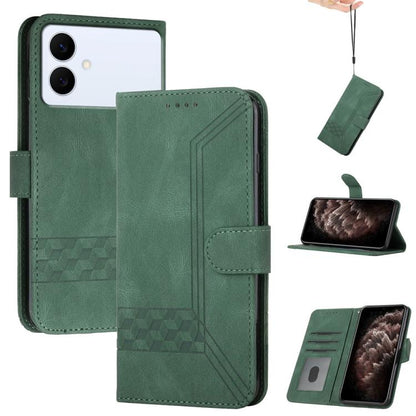 Cubic Skin Feel Flip Leather Phone Case