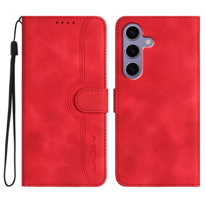 Heart Pattern Skin Feel Leather Phone Case
