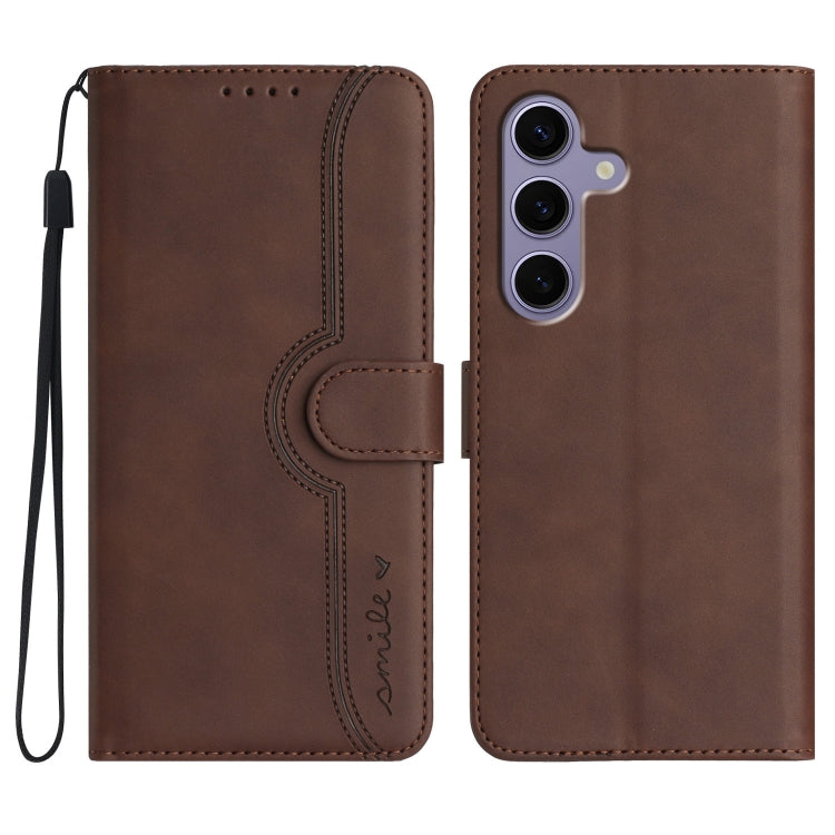 Heart Pattern Skin Feel Leather Phone Case