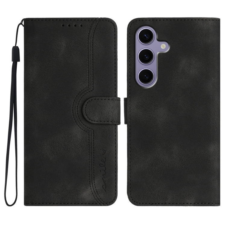 Heart Pattern Skin Feel Leather Phone Case