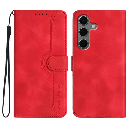 Heart Pattern Skin Feel Leather Phone Case