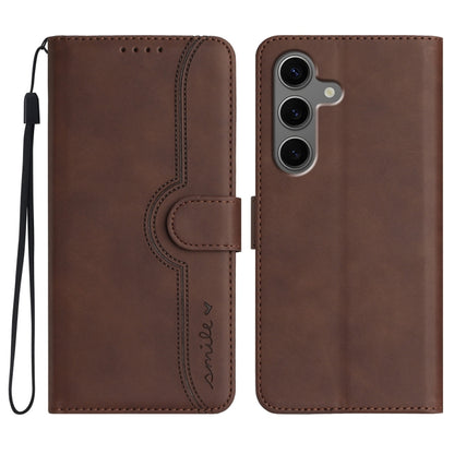 Heart Pattern Skin Feel Leather Phone Case