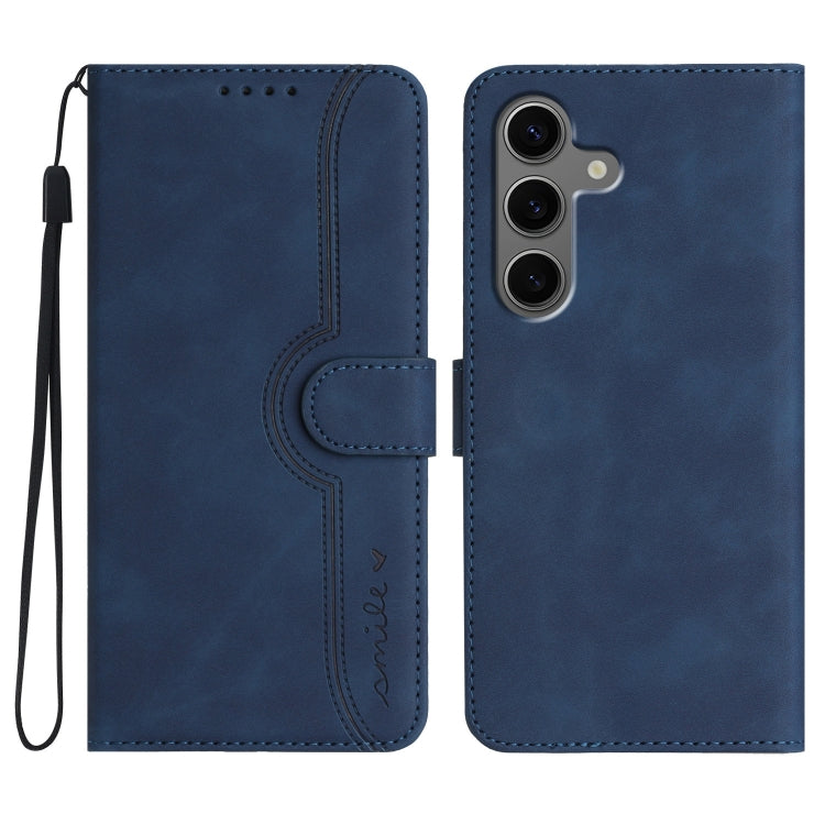 Heart Pattern Skin Feel Leather Phone Case