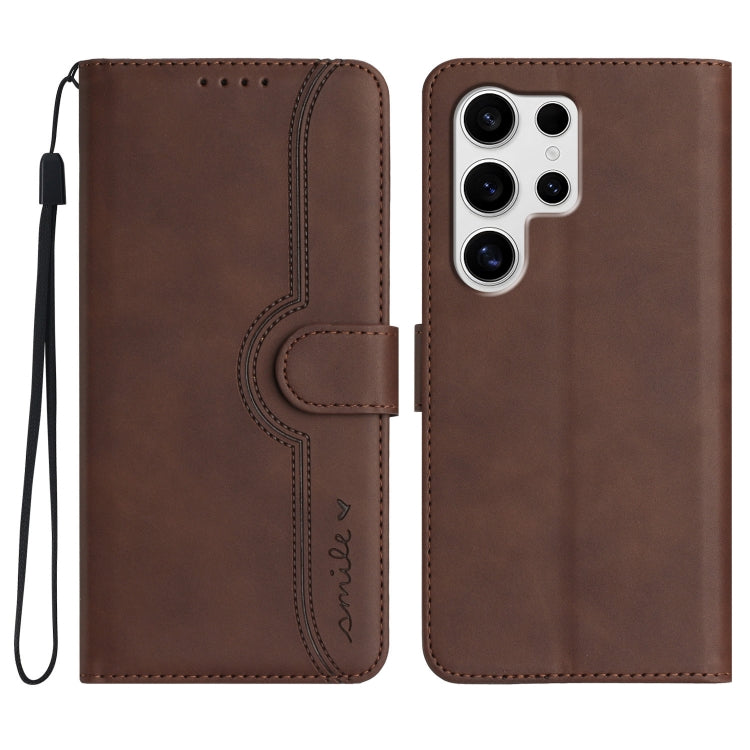 Heart Pattern Skin Feel Leather Phone Case