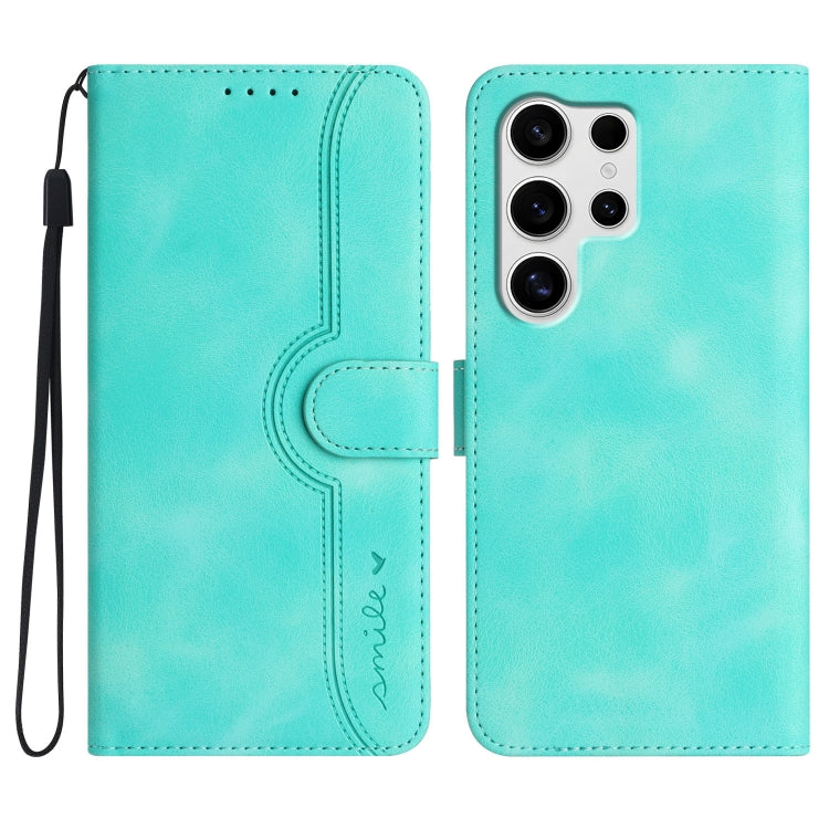 Heart Pattern Skin Feel Leather Phone Case