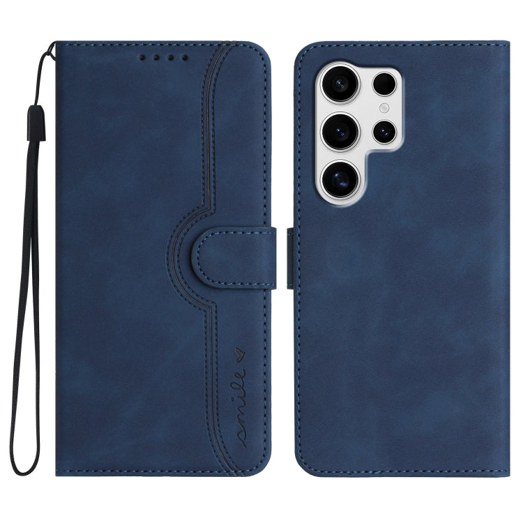 Heart Pattern Skin Feel Leather Phone Case