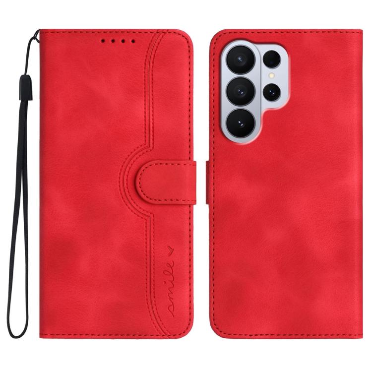 Heart Pattern Skin Feel Leather Phone Case