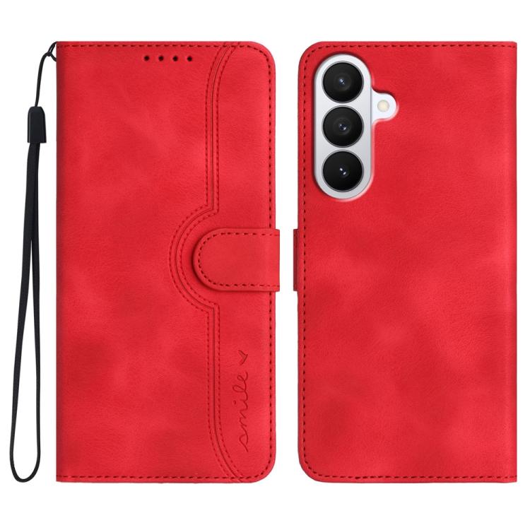 Heart Pattern Skin Feel Leather Phone Case