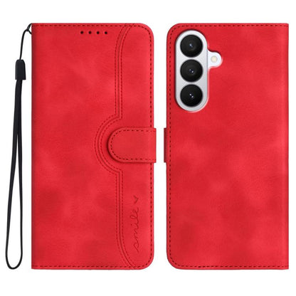 Heart Pattern Skin Feel Leather Phone Case