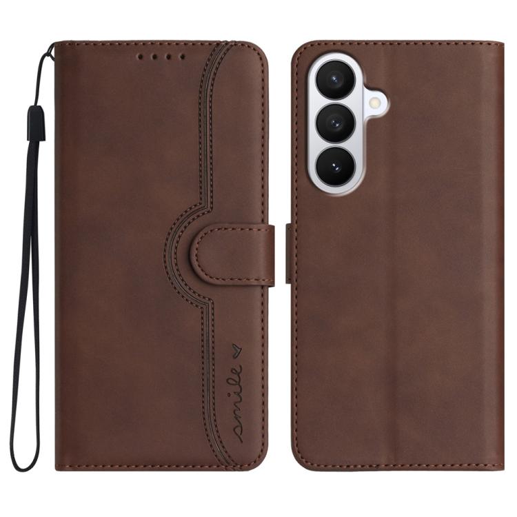 Heart Pattern Skin Feel Leather Phone Case