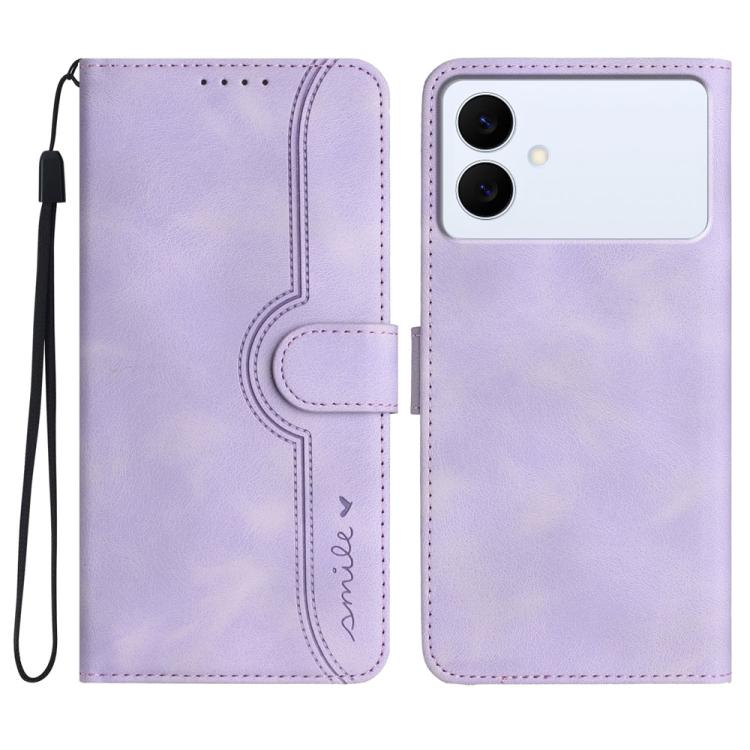 Heart Pattern Skin Feel Leather Phone Case