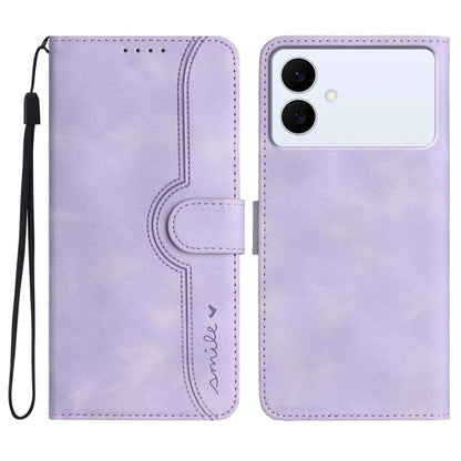 Heart Pattern Skin Feel Leather Phone Case