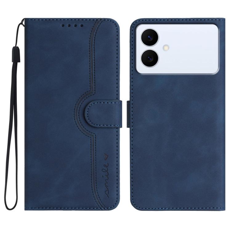 Heart Pattern Skin Feel Leather Phone Case