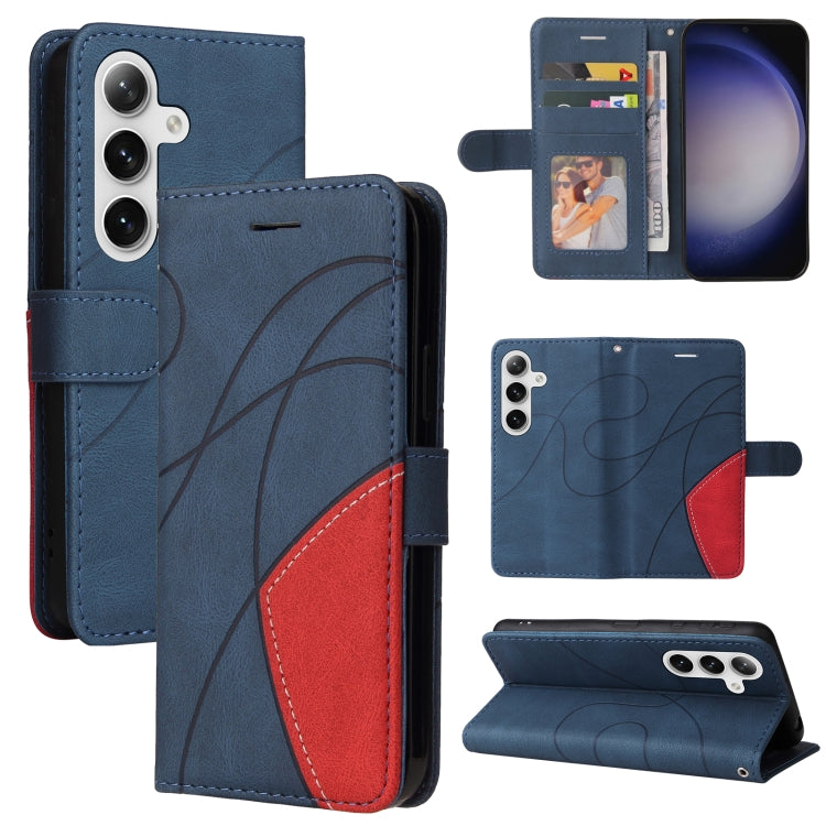 Dual-color Splicing Flip Leather Phone Case