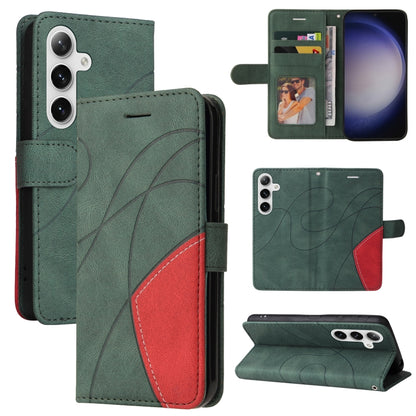 Dual-color Splicing Flip Leather Phone Case