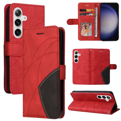 Dual-color Splicing Flip Leather Phone Case
