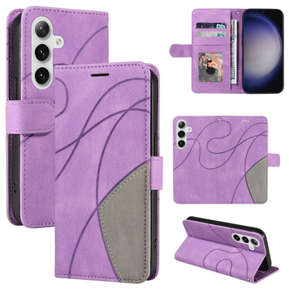 Dual-color Splicing Flip Leather Phone Case
