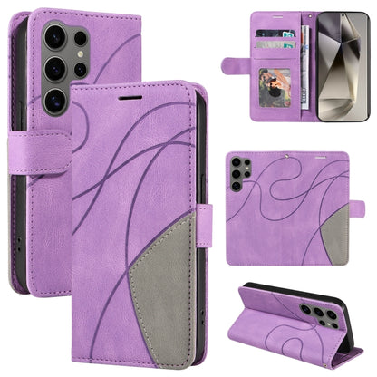 Dual-color Splicing Flip Leather Phone Case