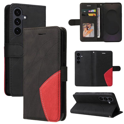 Dual-color Splicing Flip Leather Phone Case