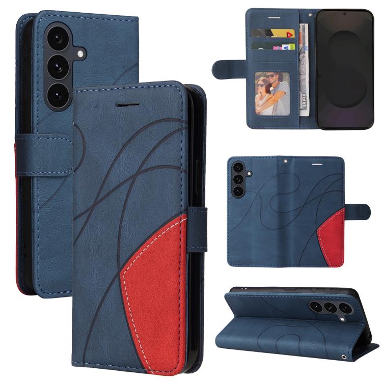 Dual-color Splicing Flip Leather Phone Case