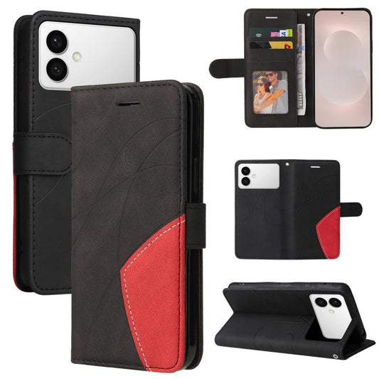 Dual-color Splicing Flip Leather Phone Case