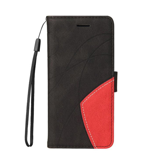 Dual-color Splicing Flip Leather Phone Case