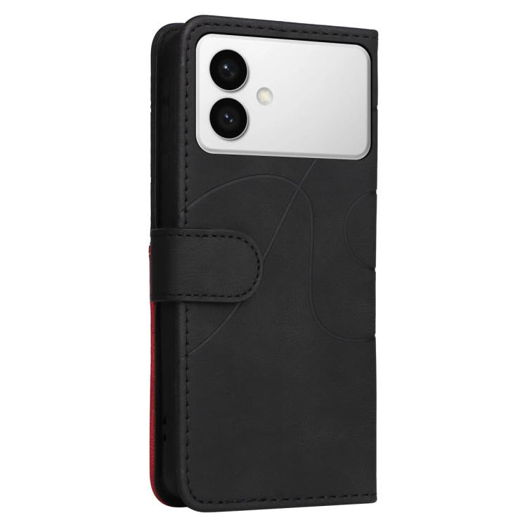Dual-color Splicing Flip Leather Phone Case