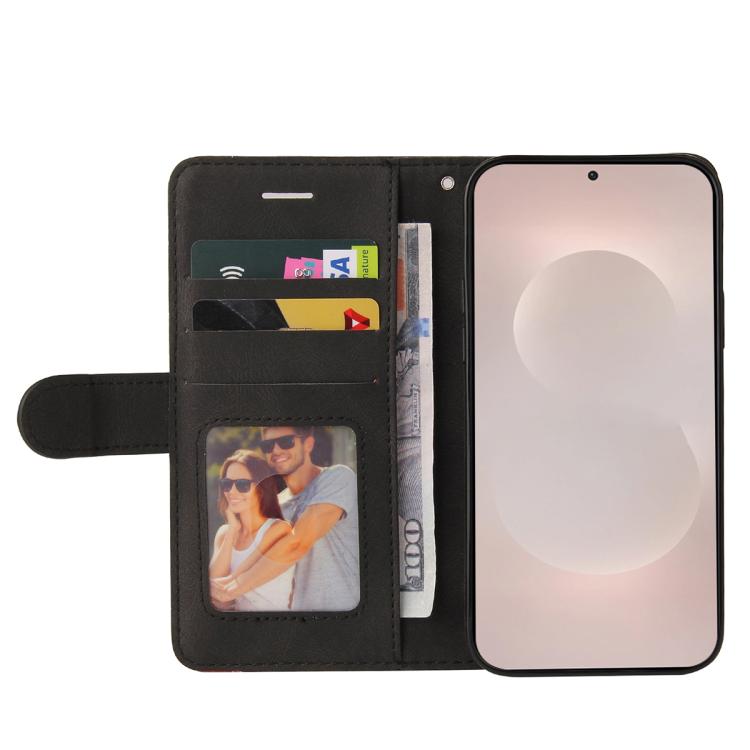 Dual-color Splicing Flip Leather Phone Case